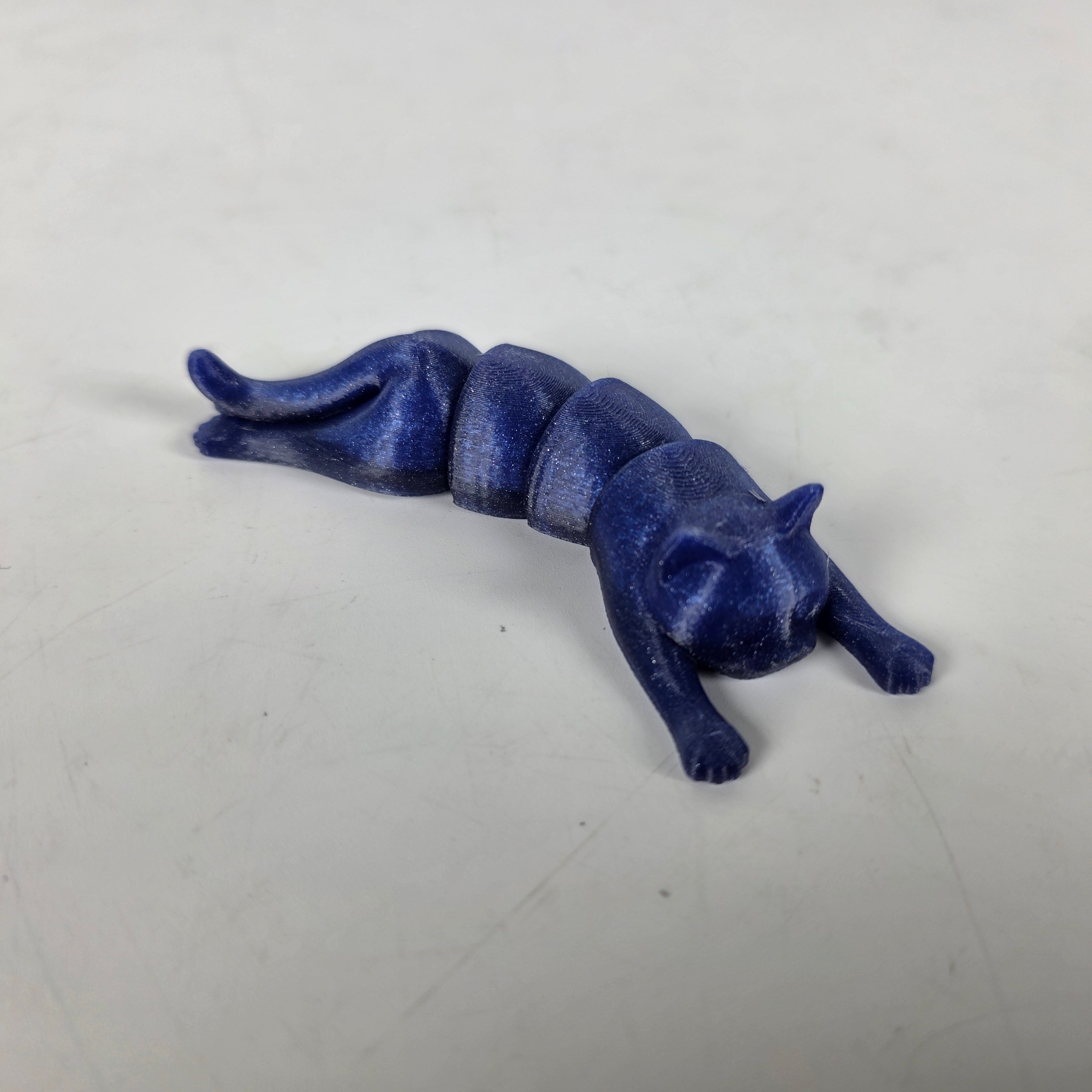 Small Flexible Cat (Cosmic Blue)