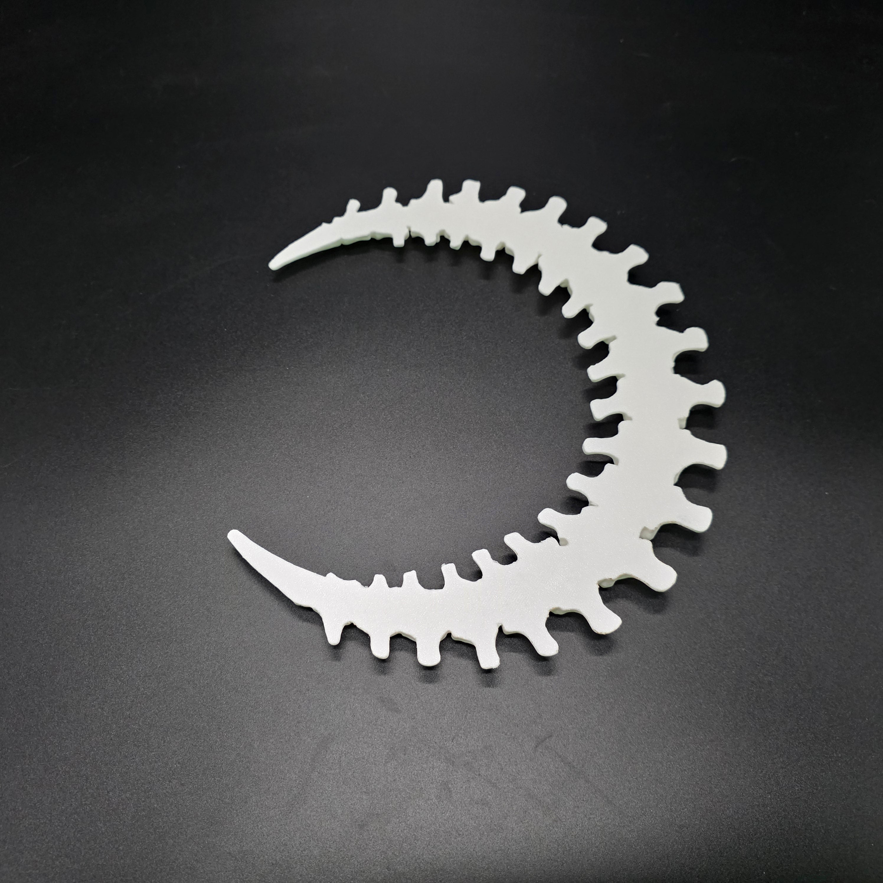 Skeleton Cresent Moon (White)