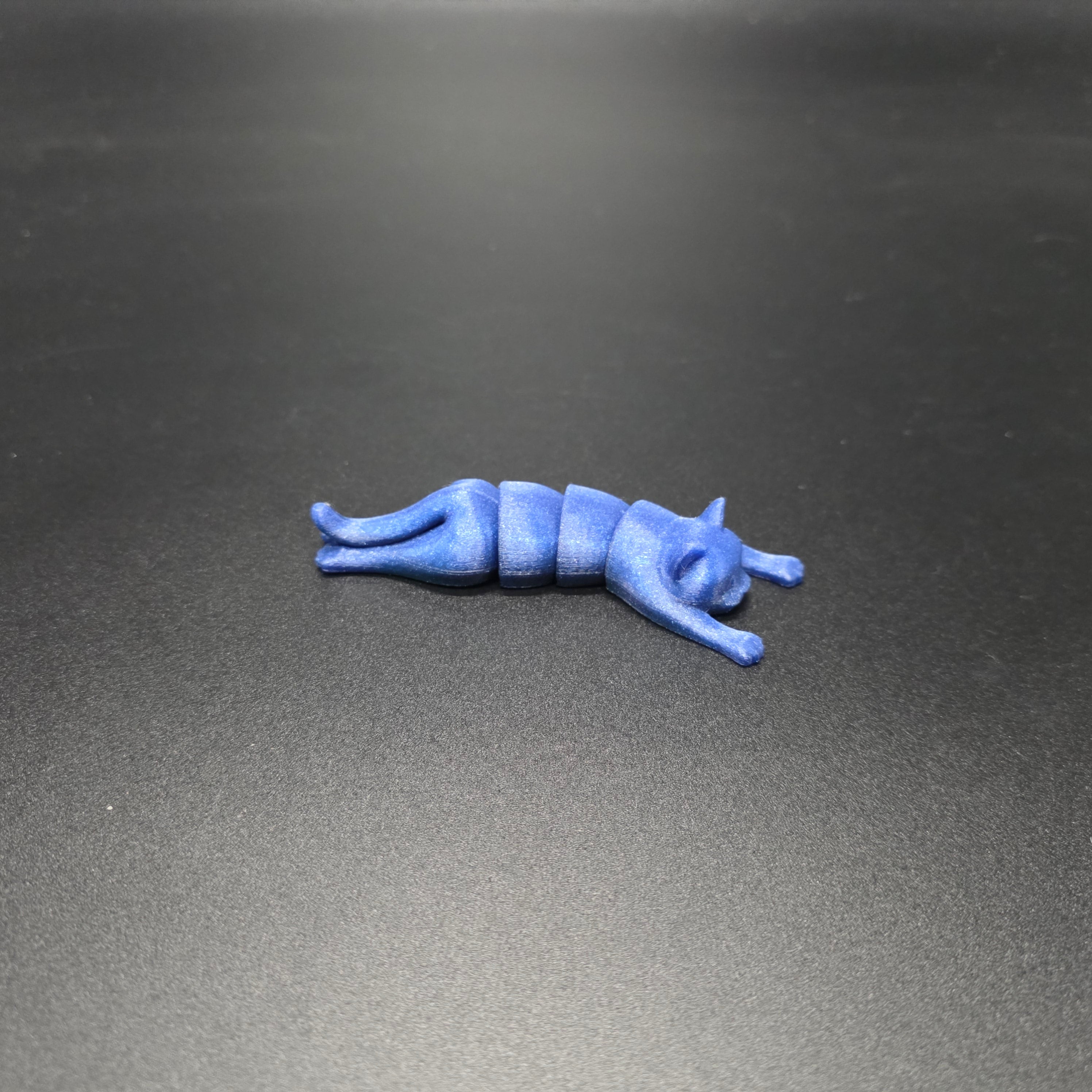 Small Flexible Cat (Cosmic Blue)
