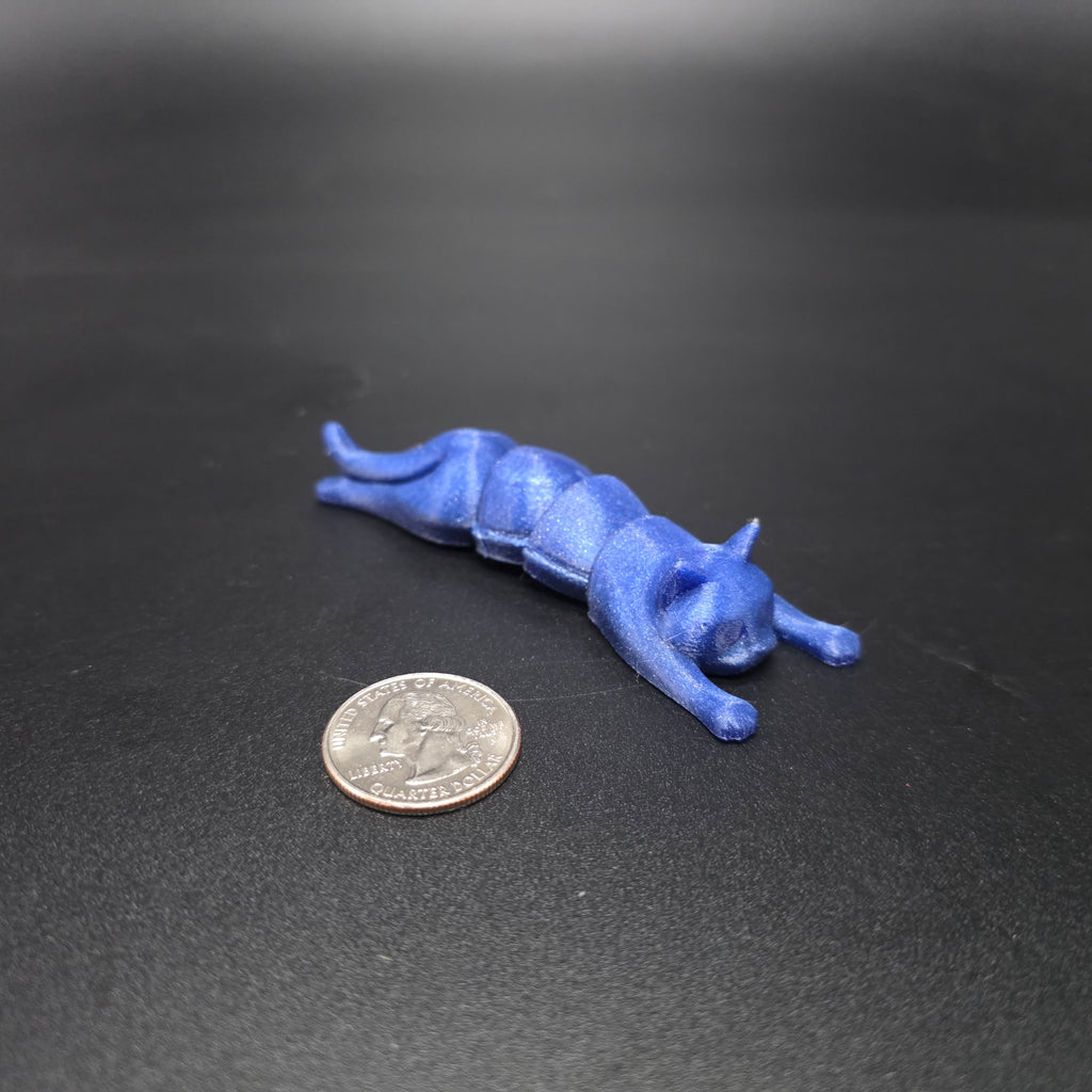 Small Flexible Cat (Cosmic Blue)